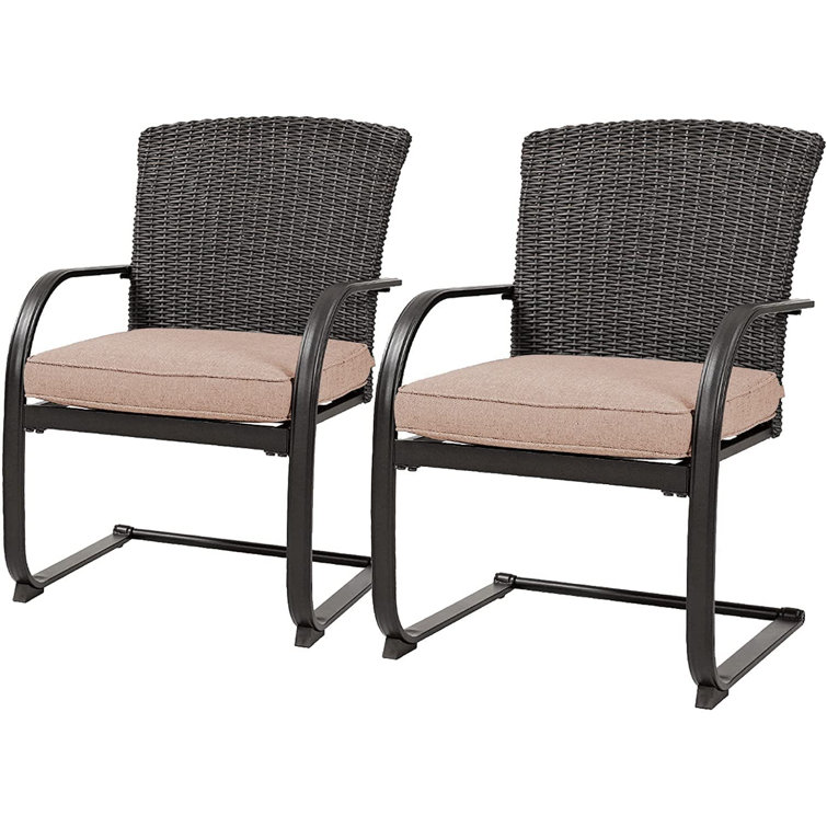 Spring motion outdoor discount chairs